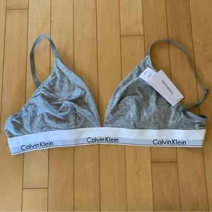 NWT Calvin Klein Triangle Bra